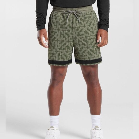 Gymshark Rest Day Shorts Size XS Regular Fit in Green (A3A9H-EB78) NWT in packag - Picture 1 of 9